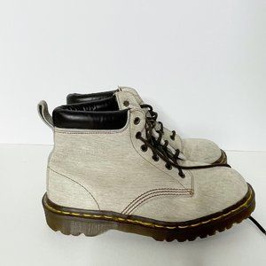 Vintage dr. martens combat boots beige made in England